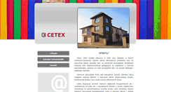 Desktop Screenshot of cetex.pl